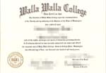 Fake degree from Walla Walla College，Walla Walla College fake diploma