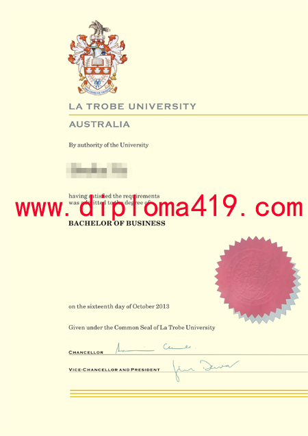 fake diplomas from La Trobe University/ La Trobe University fake degree/buy MBA degree