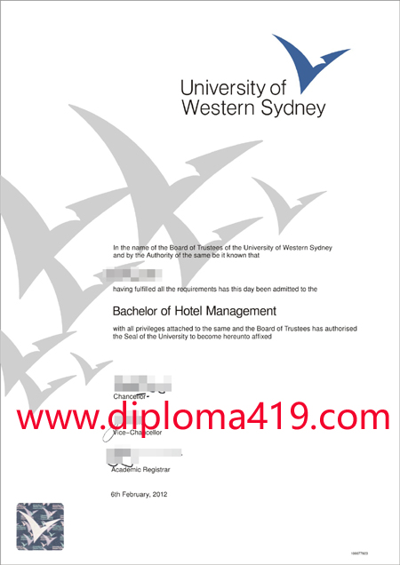 Western Sydney University phony diploma/buy diploma