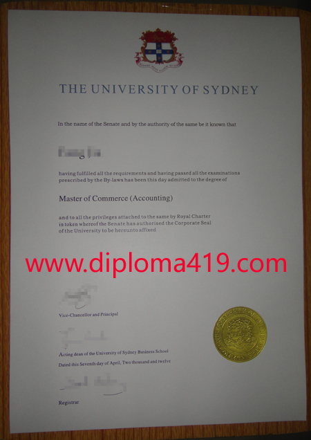 The University of Sydney fake diploma/buy fake cetificate