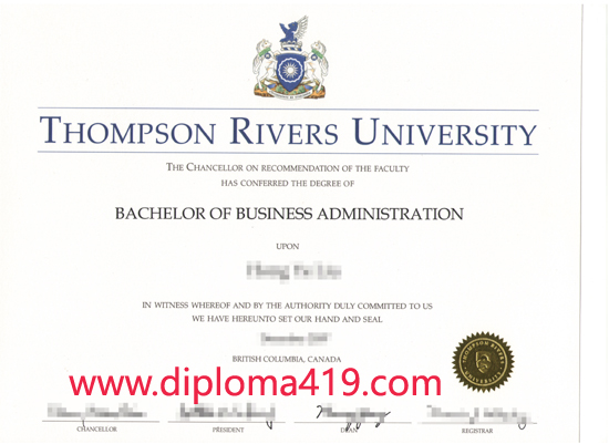 Thompson River University fake degree/buy MBA degree/buy diploma