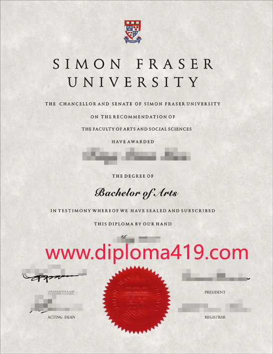 Simon Fraser University fake diploma/buy certificate/buy degree