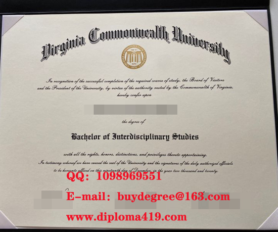 Virginia Commonwealth University fake degree/Virginia Commonwealth University fake diploma
