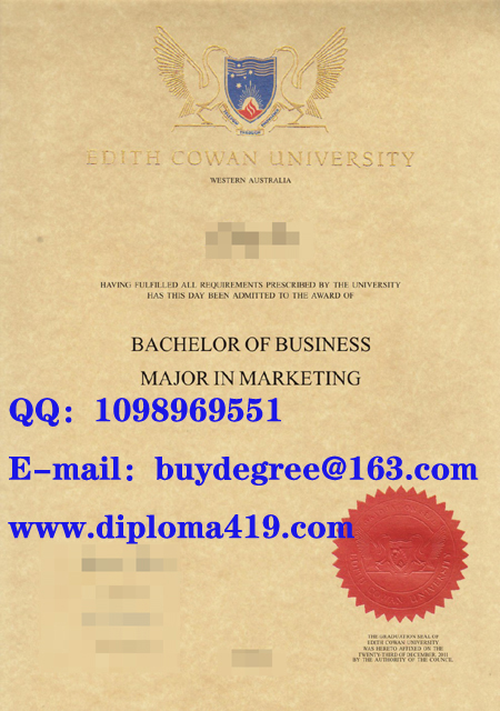 Edith Cowan University fake diploma/buy diploma