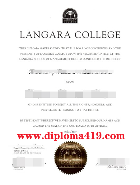  Langara College fake diploma