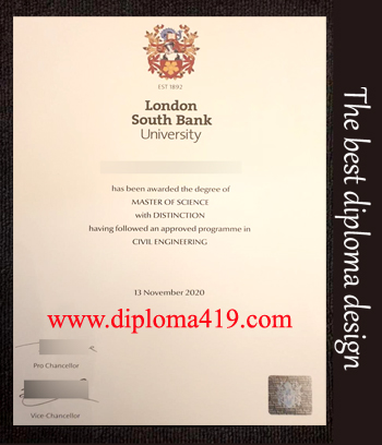 London South Bank University false degree，A fake diploma from London South Bank University